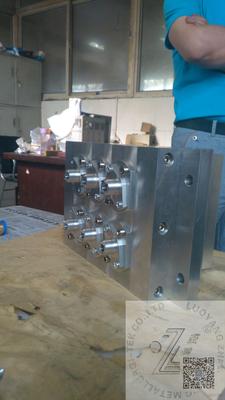 公司2015上海铝展展示用喷嘴梁装配0608~0708